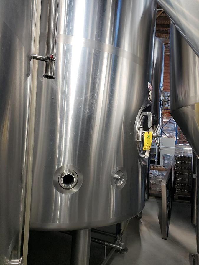 Used (4) Available - Used ABE American Beer Equipment 30 bbl / 930 Gal jacketed brite tank