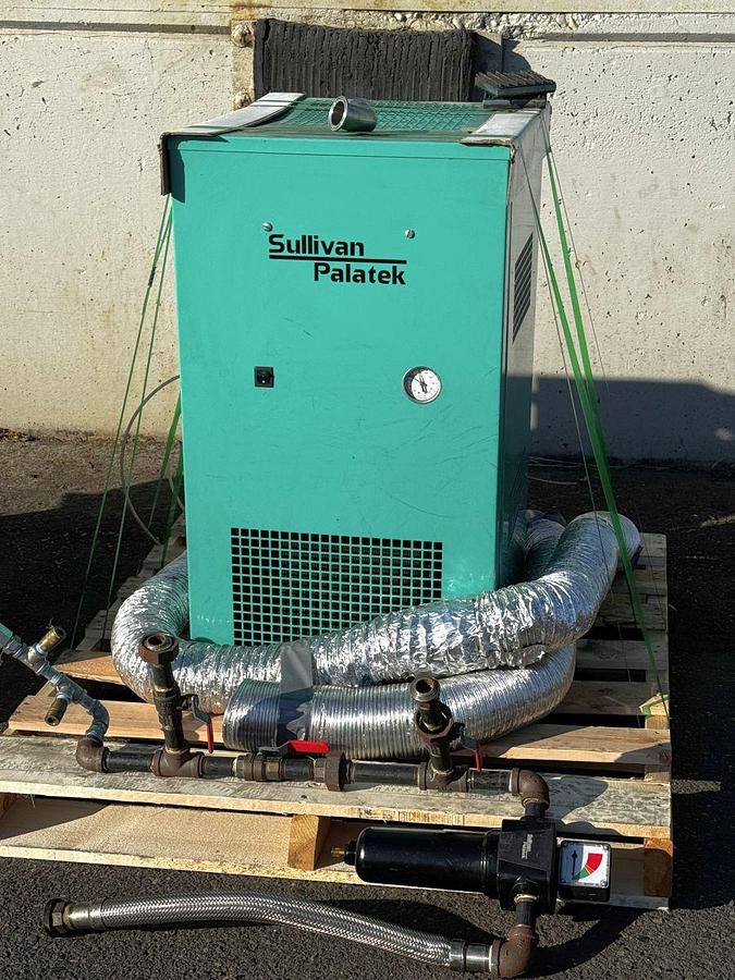 Used Used Sullivan Palatek M-10 Air Compressor with Sullivan Palatek High Temp Air Dryer