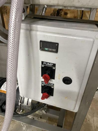 Used Premier Stainless 2 head manual keg washer - Used