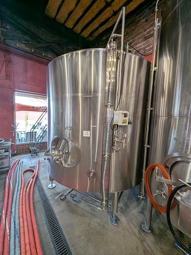 Used (1) Avaiable - Used Cratwerk 80 bbl / 2480Gal jacketed brite tank