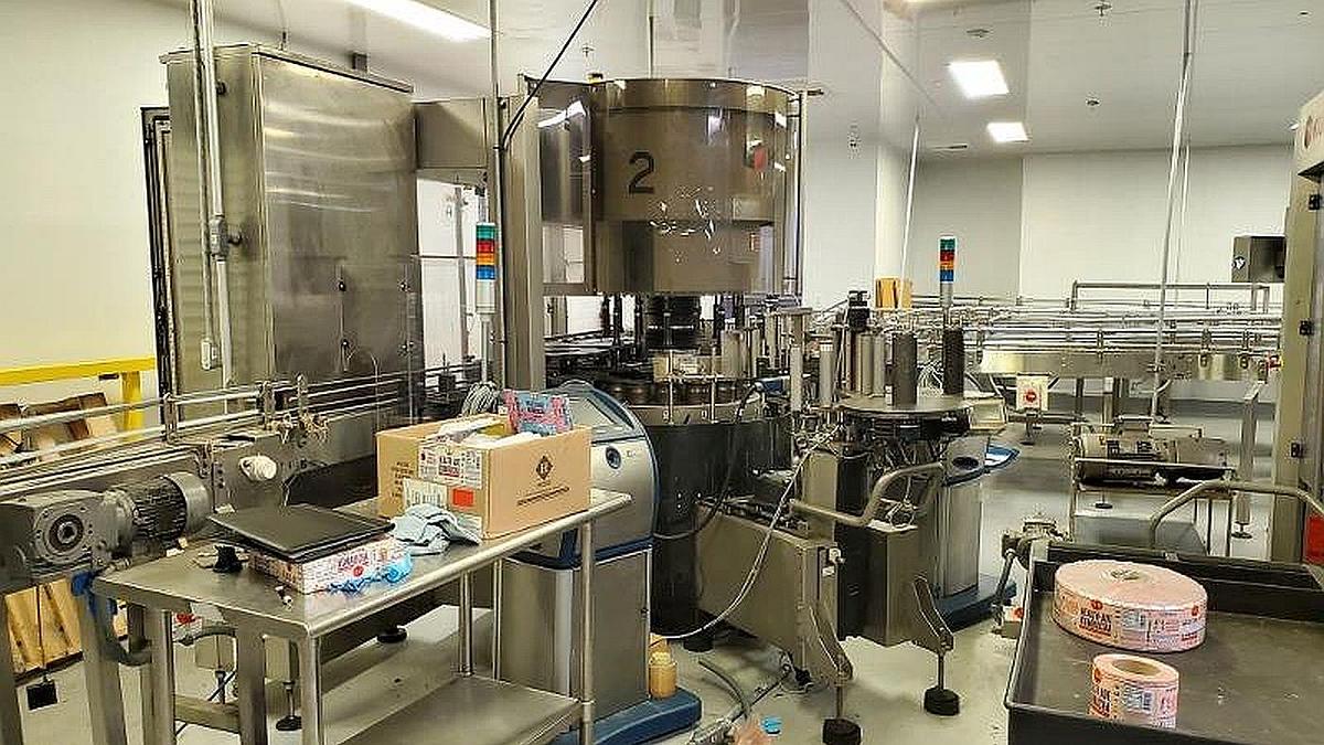 Used Used Sacmi Kube K20 rotary modular pressure sensitive labeler