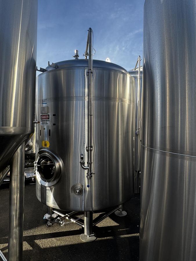 Used (2) Available - Used Blackstone BSV 30 bbl / 930Gal jacketed bbt / storage tank