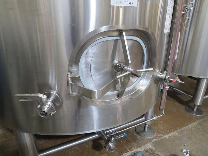 Used (2) Available - Craftwerk 100 bbl Jacketed Brite Tanks