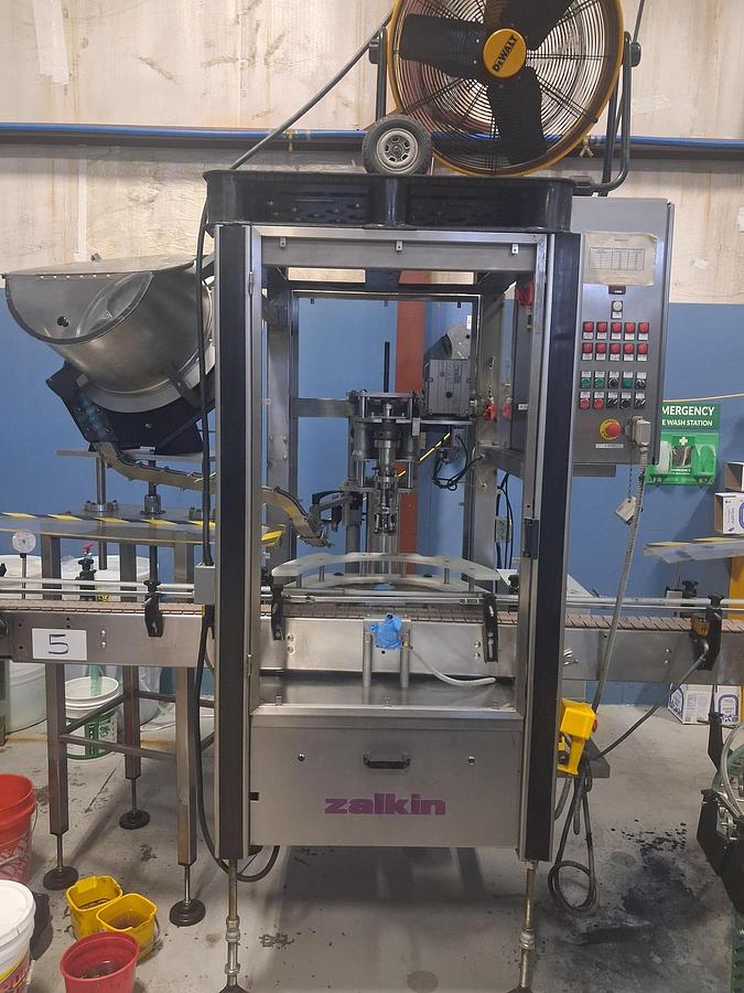 Used 2005 Zalkin TM 200NG Single Head ROPP Capper