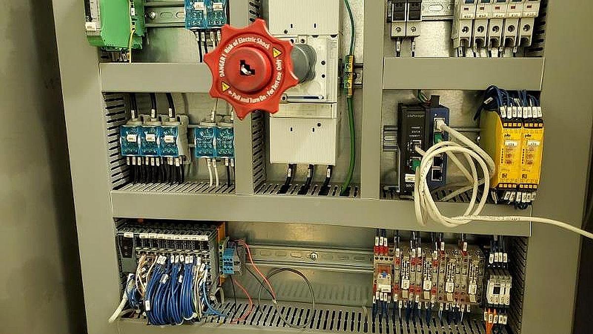 Used Used Sacmi Kube K20 rotary modular pressure sensitive labeler