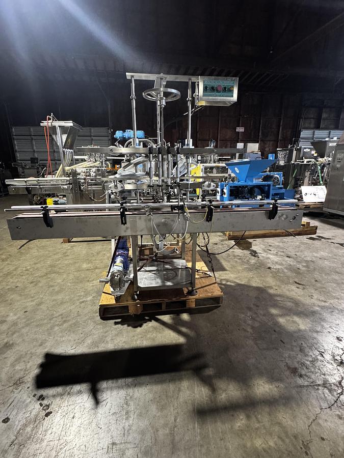 Used Inline Filling Systems Inline 4 Head Filler
