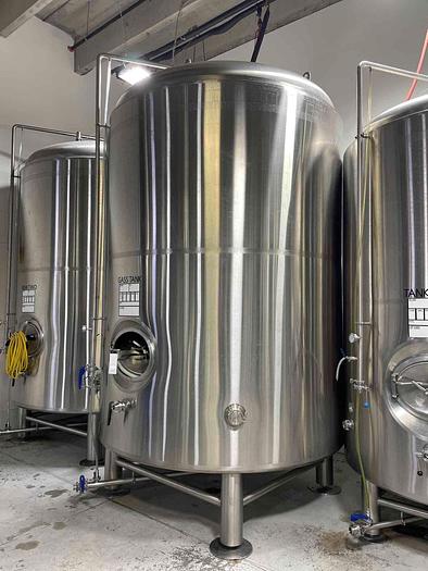 Used 2 Available - Used 80 bbl Jacketed Brite Tank