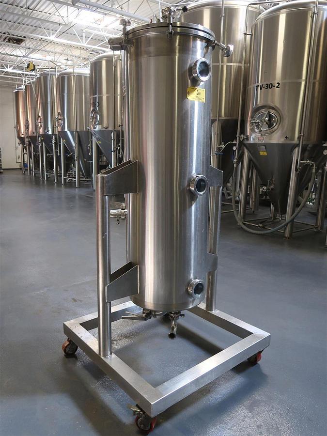 Used Mobile Hop Cannon - Stainless Hop Tank