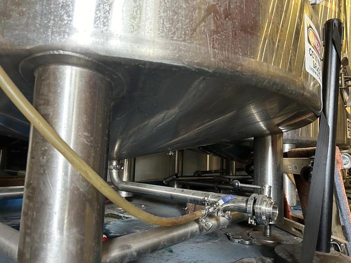 Used (6) Available - Used ABE 60 bbl Jacketed Brite Tanks