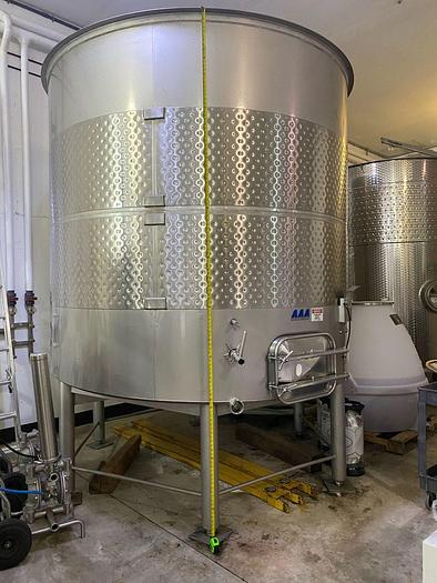 Used Used AAA Metal 3200 Gallon Jacketed Variable Capacity Tank