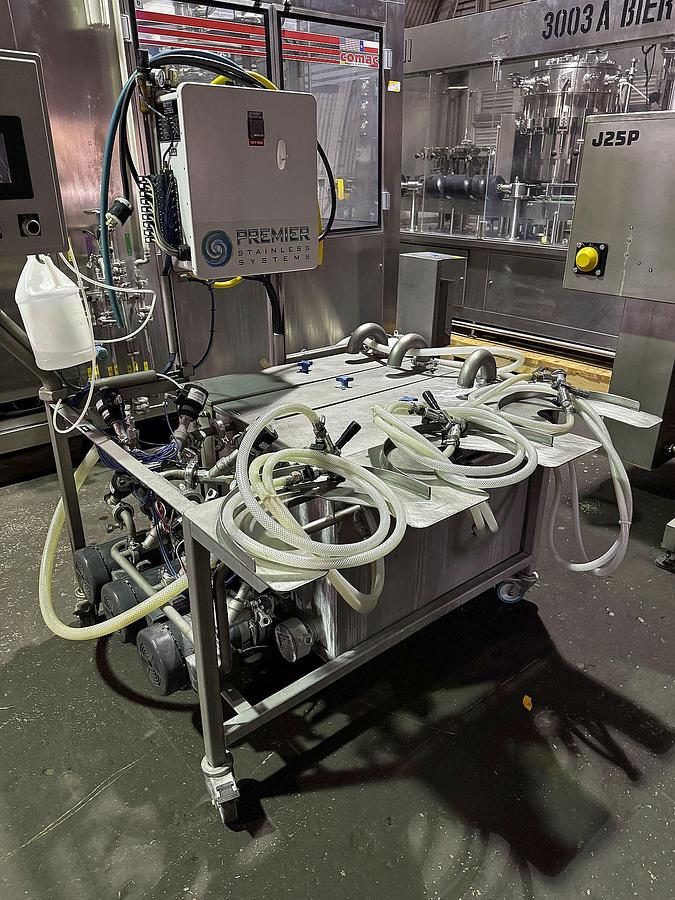 Used Used Premier Stainless 3 head keg washer