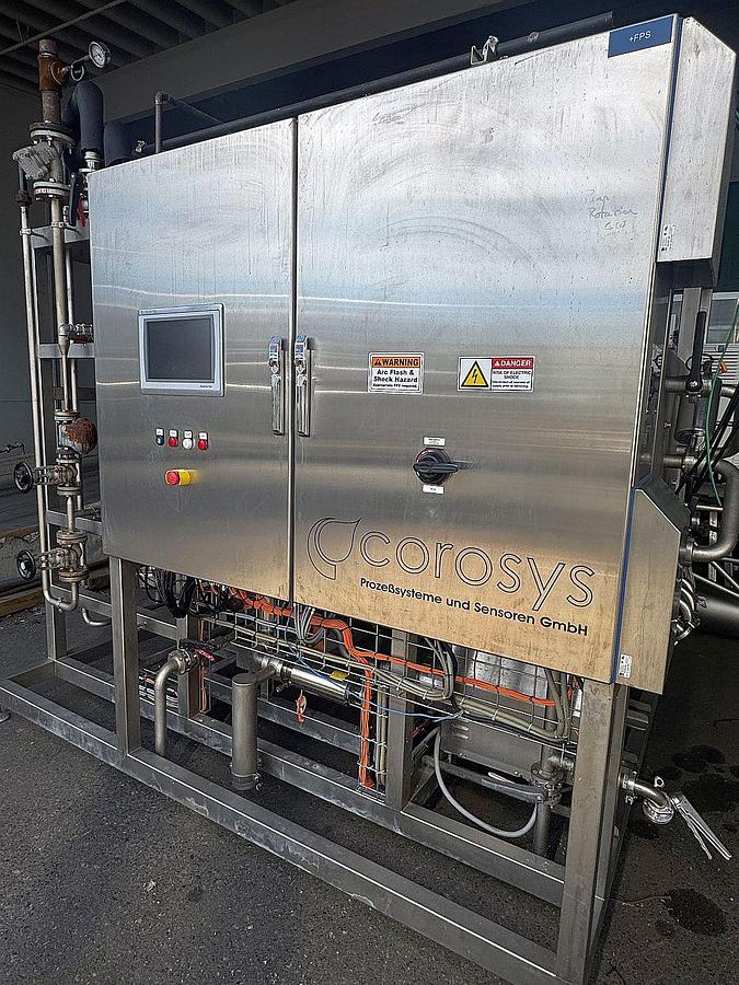 Used 2019 COROSYS FPS/HWD 45 HOT WATER DEAERATION & FLASH PASTRURIZATION SYSTEM