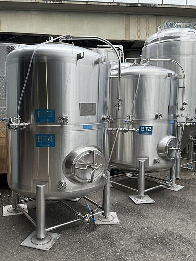 Used (2) Available - Stacked 10 bbl serving/brite tanks - Each stack has (2) 10 bbl tanks