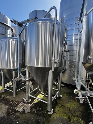 Used (2) Available - BSV (Blackstone) 15 bbl jacketed fermenters (Never Used)