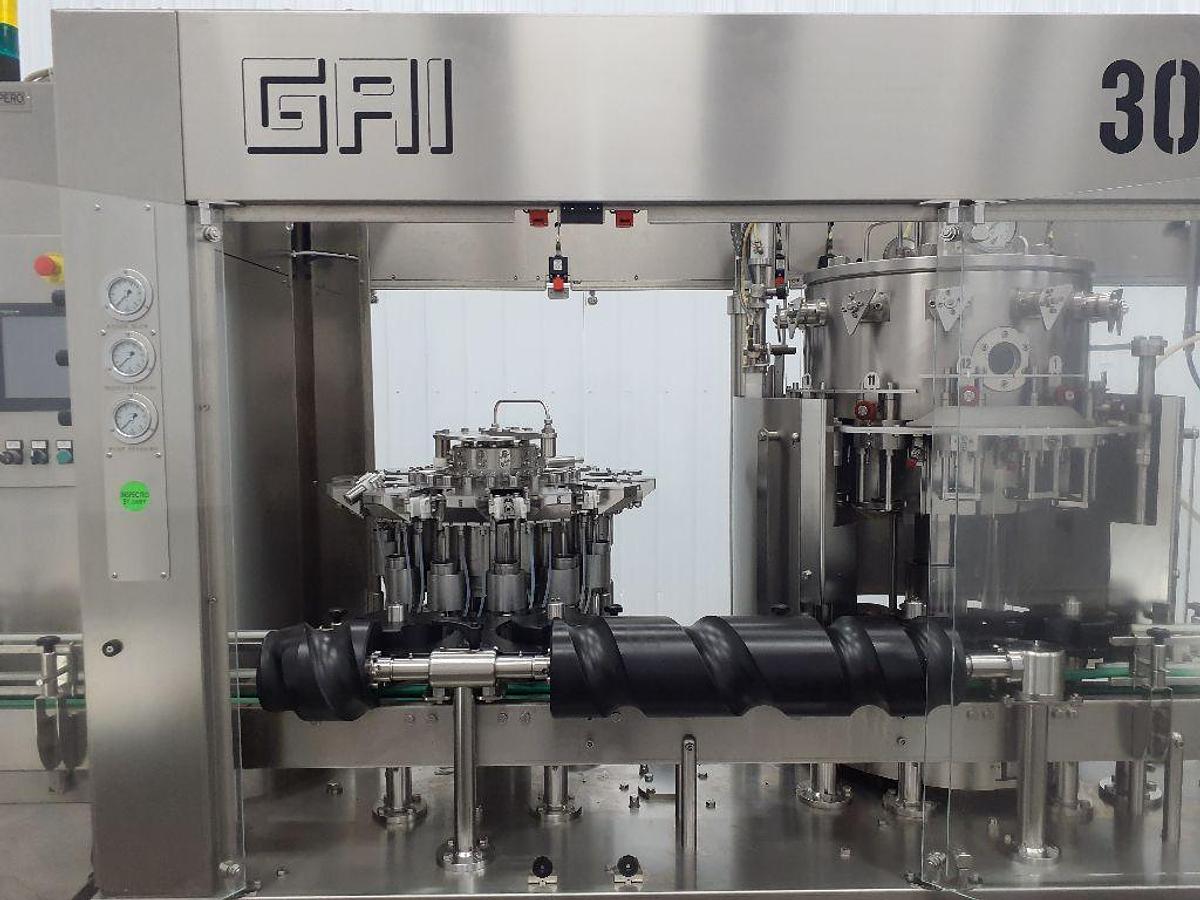 Used Used GAI 3031 FM Bier Monoblock Rinser/Filler/Capper