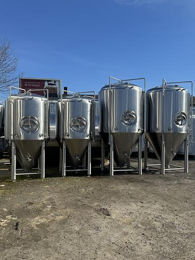 Used (2) Available - Used ABE 30 bbl Jacketed unitank fermenters