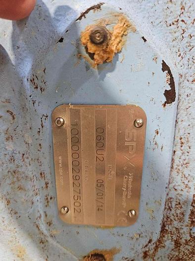 Used 2014 Waukesha Positive Displacement Lobe Pump Size 060 U2