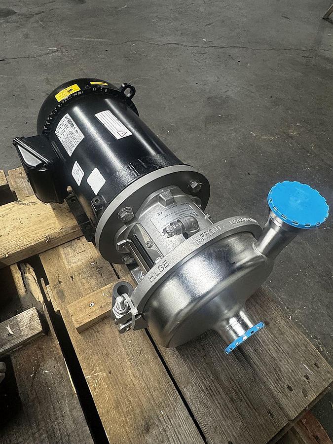 Used (3) Available - GEA Hilge 3hp sanitary stainless centrifugal pumps