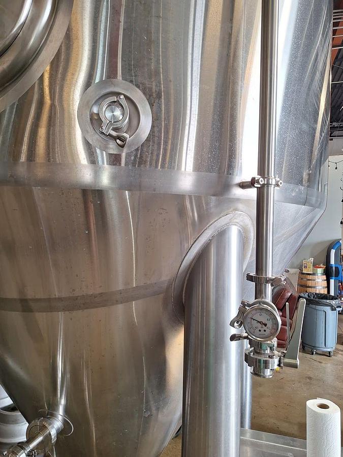 Used Used NFE 40 bbl / 1240 Gal conical jacketed fermenter