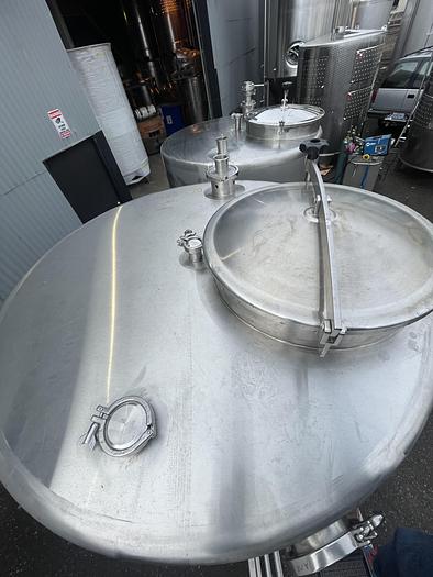 Used (2) Available - Used BCast 2000L (Approx 550 Gal) single wall closed top Storage tanks