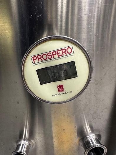 Used (2) Available - Prospero 120 bbl Jacketed Brite Tank