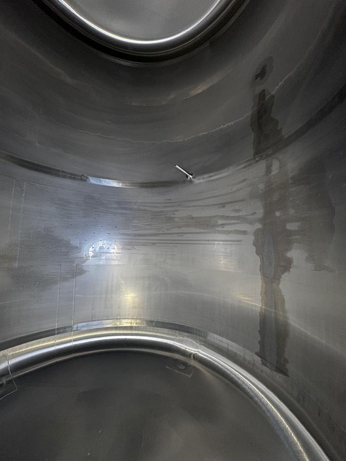 Used (1) Available - Used Premier Stainless 30 bbl / 930Gal jacketed brite / storage tank