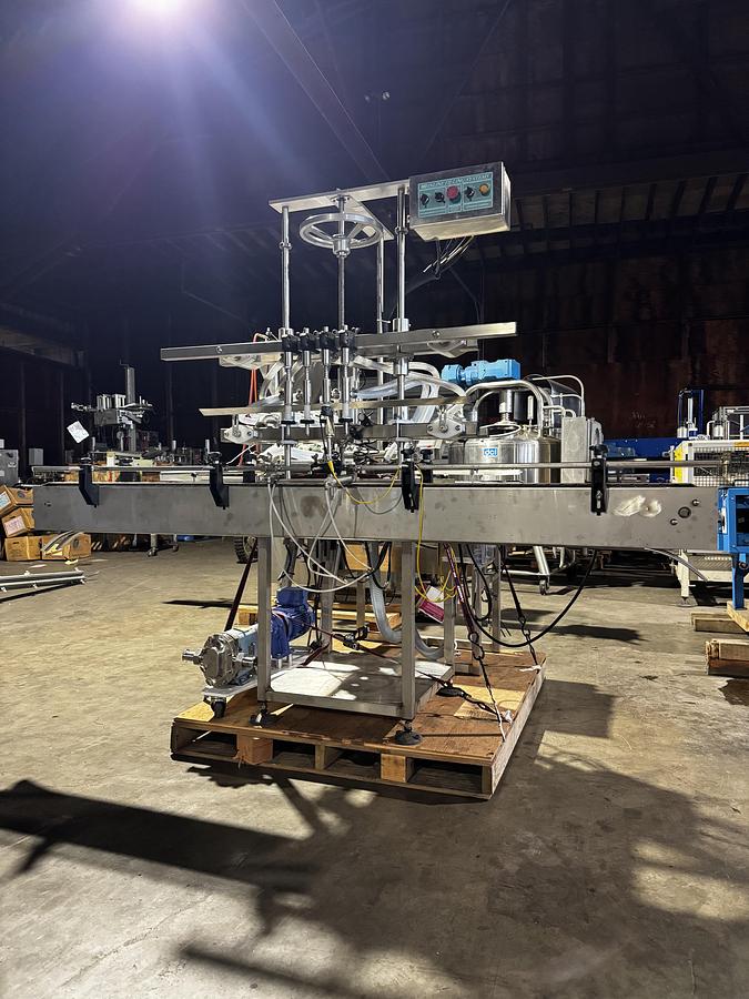 Used Inline Filling Systems Inline 4 Head Filler