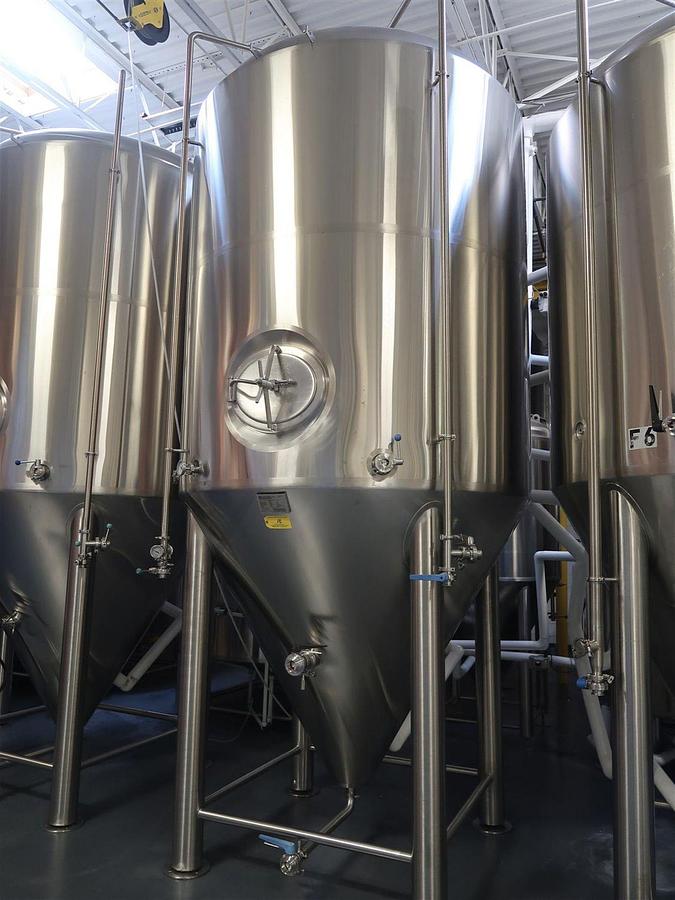 Used (3) Available - Prospero Brewpro 60 bbl / 1860Gal conical jacketed fermenter / storage tanks