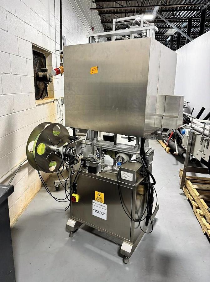 Used Pack Leader Shrink Sleeve labeling machine - model SL10, 2021