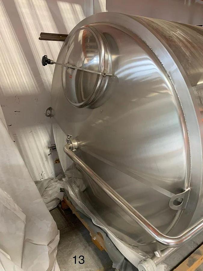 Used Used (New Old Stock) Prospero 30 bbl / 930 gal steam jacketed tank