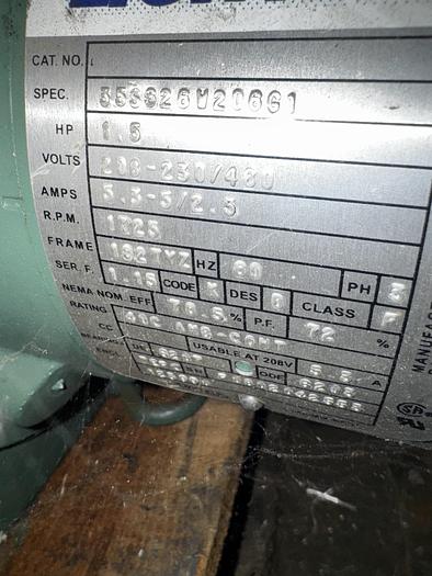 Used Lightnin 1 1/2 HP agitator