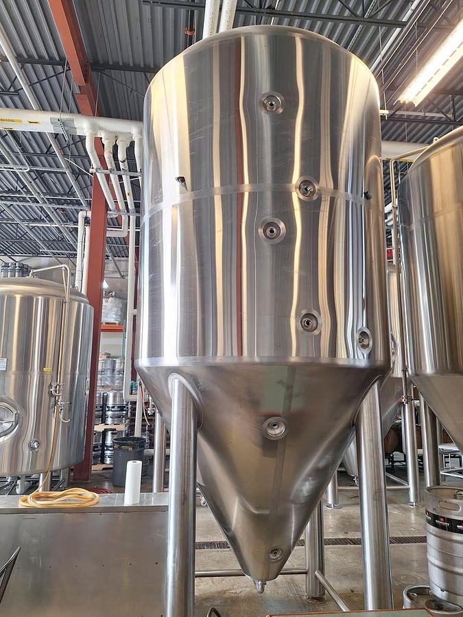 Used Used NFE 40 bbl / 1240 Gal conical jacketed fermenter