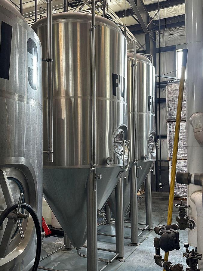 Used (2) Available - Used SK Prospero 30 bbl / 930Gal jacketed conical fermenters