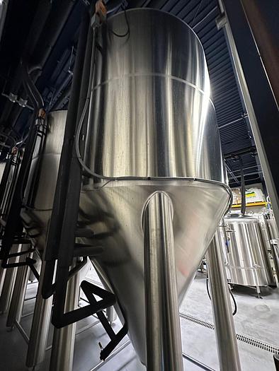 Used (4) Available - Used Prospero SK 60 bbl (1860gal Usable) conical fermenters