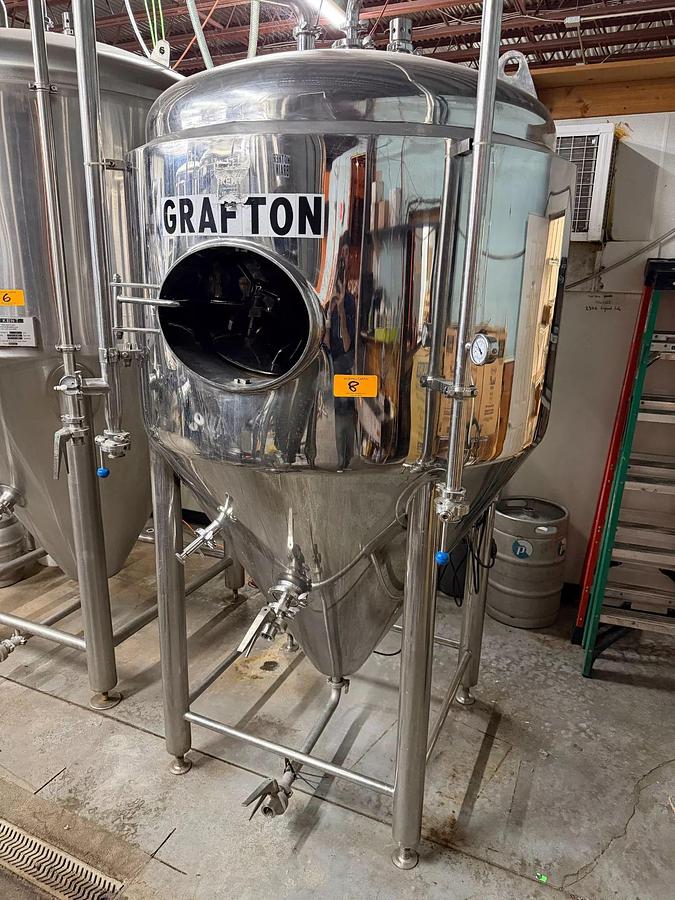 Used (2) Available - GW Kent 10 bbl / 310 Gal Jacketed fermenter / storage tanks