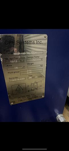 Used Used CPE 60H heat exchanger