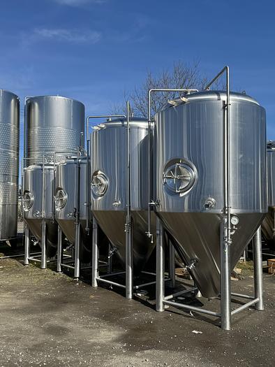Used (2) Available - Used ABE 30 bbl Jacketed unitank fermenters