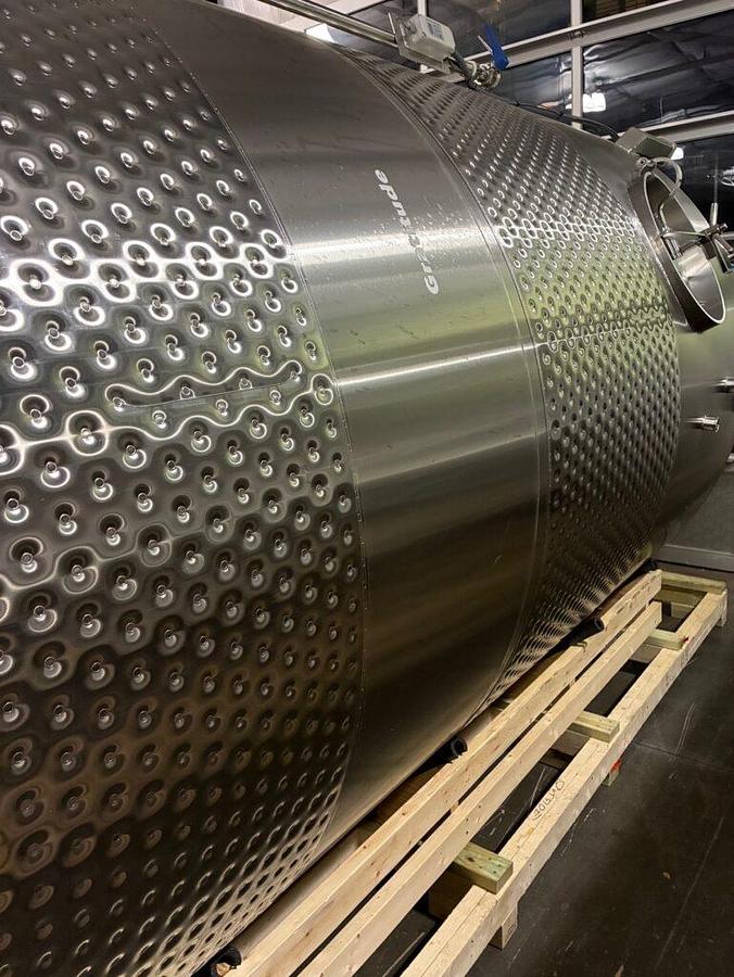 Used (3) Available - Used Vance Metals 3200 gallon Fermenter/Stoarge/Blend tanks