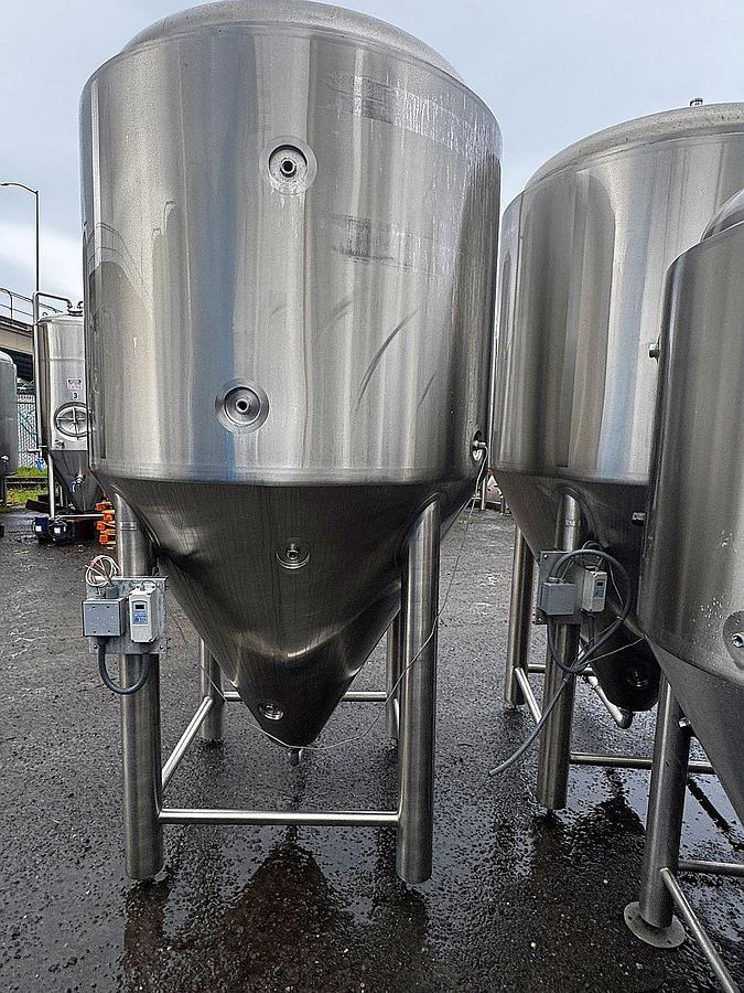 Used (2) Available - Used ABE 20 bbl Unitank Fermenters