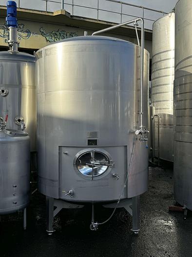 Used Vance Metals 50 bbl/ 1550 Gallon Jacketed Brite Tank
