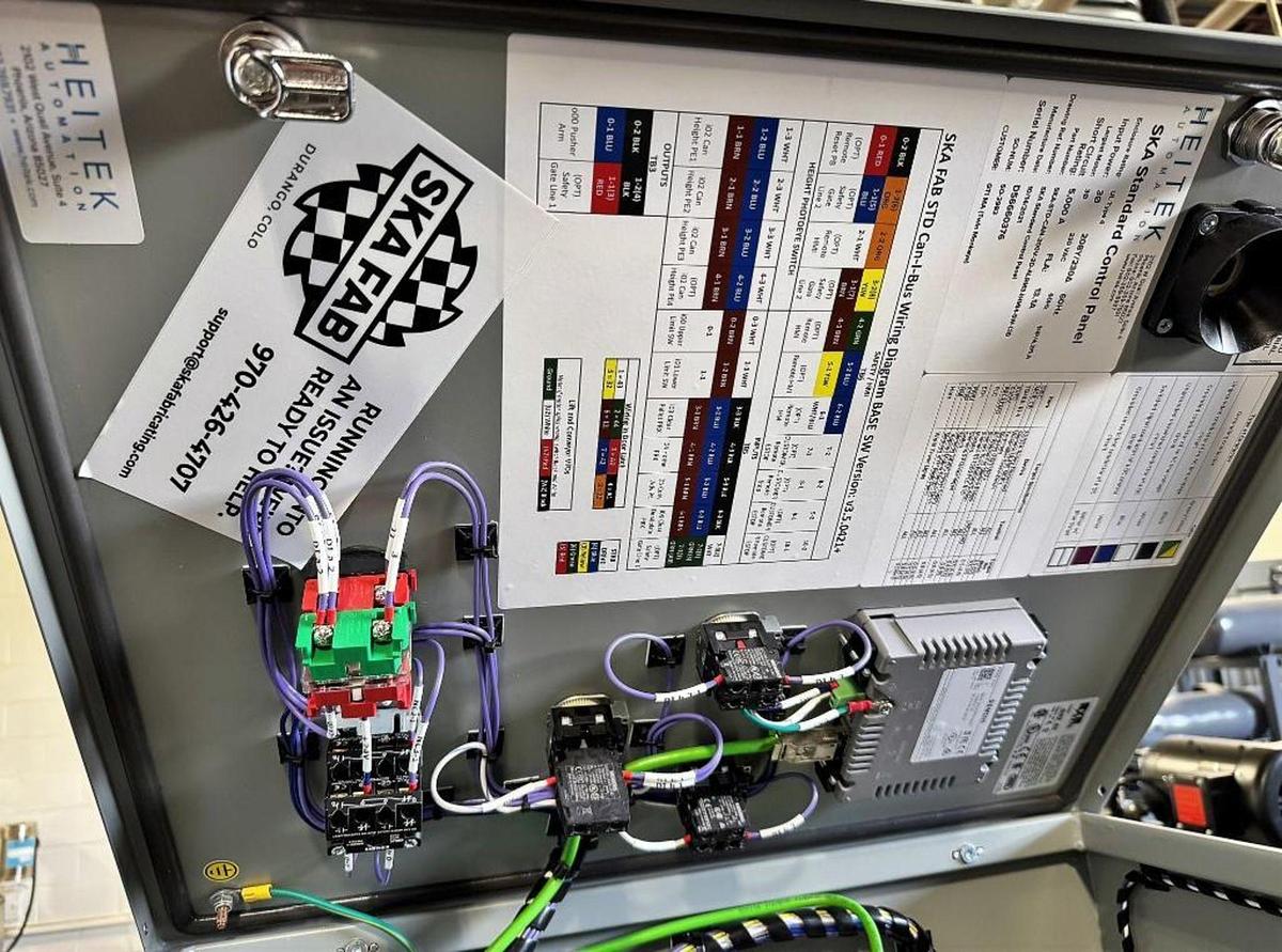 Used SKA Can-I-Bus Half Height can depalletizer