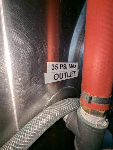 Used (1) Avaiable - Used Cratwerk 80 bbl / 2480Gal jacketed brite tank