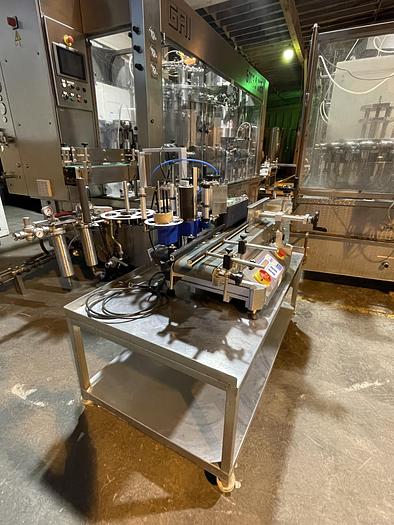 Used Used Accutek/Labelette pressure Sensitive Wrap Labeler (Packleader)