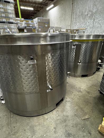 Used Used JV Northwest 1000 Gallon Open Top Jacketed tank