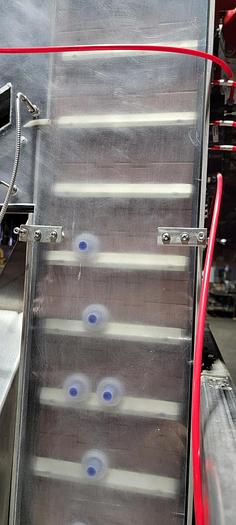 Used Reid 2 1/2 gallon filling line