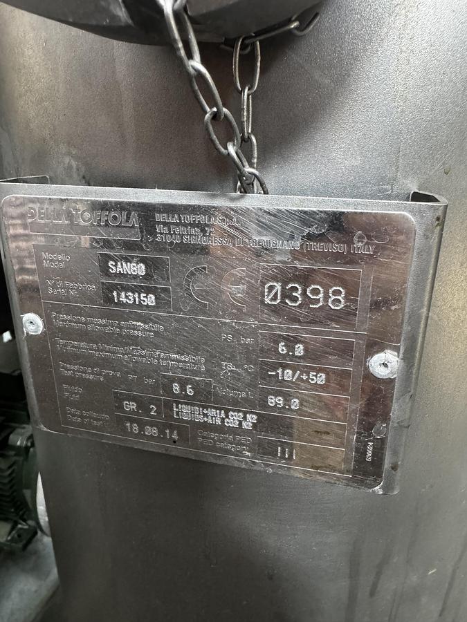 Used Used Della Toffola CFKN85 Cross Flow Filter
