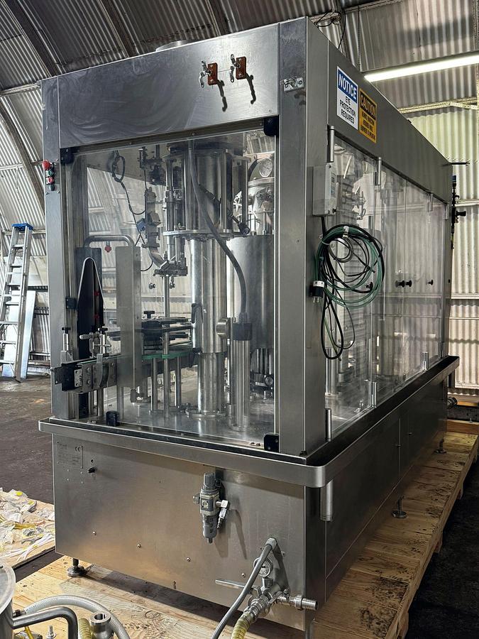 Used Used GAI 3003A Bier 12 Valve Monoblock Rinser Filler Crowner