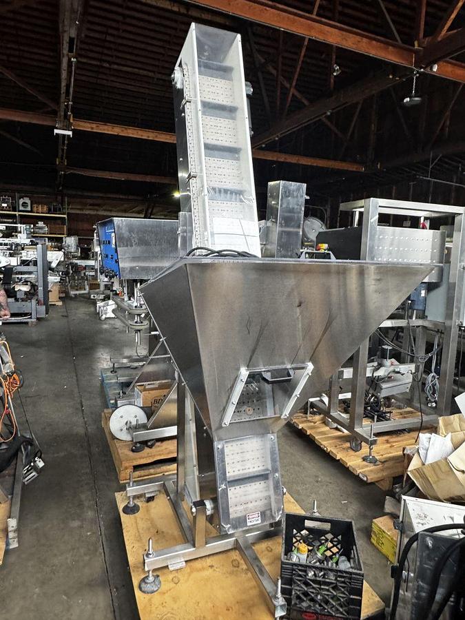 Used Inline Filling Systems Cap Hopper/Elevator