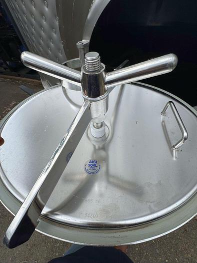 Used (3) available - Used 6500 gallon dimple jacketed fermenter / storage tank