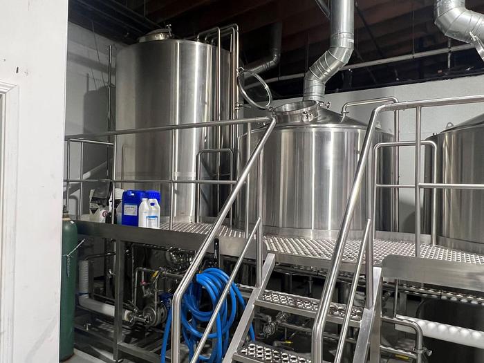 Used Used 15 bbl Direct Fired Brewhouse